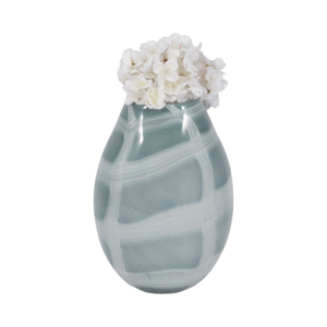Vaso in Vetro Sottile con Superficie Decorata a Motivi, Vaso per Fiori Decorativo per Soggiorno, Camera da Letto, Esposizione e Arredamento Casa - Product Image 2