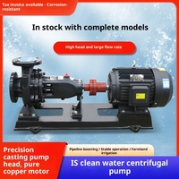 Pompa Sentrifugal Air Jernih IS Single Stage Single Suction High Lift Horizontal untuk Irigasi Pertanian Pompa Booster Aliran Besar