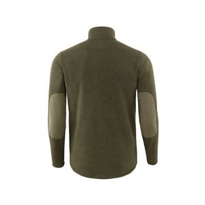 Long-Zipper Fleece Léger Stand-Collar Style Européen Hommes Hiver Camo-Vêtements Chasse Vestes De Pêche Avec Fermeture À Glissière - Product Image 3