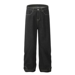 New Arrival Customer Logo Wholesale <b>Mens</b> <b>Jeans</b> Man 100% Cotton <b>Flared</b> Style Vintage Washed Trousers Unisex <b>Jeans</b> - Product Image 4