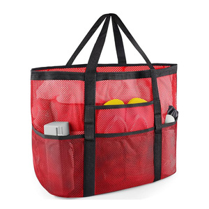 Wholesale Large Duffel Nylon <b>Beach</b> Tote Shoulder <b>Bag</b> <b>Foldable</b> Mesh <b>Beach</b> <b>Bags</b> Custom Large Women <b>Beach</b> Tote <b>Bags</b> - Product Image 2