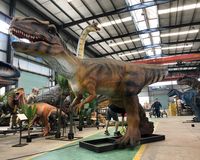 Modèle de dinosaure Allosaurus réaliste et animatronique Yes Dino pour parc d'attractions