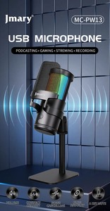 Micrófono Profesional RGB USB de Condensador para Juegos Jmary MC PW13 con Botón de Silencio para Transmisión en Vivo - Product Image 6