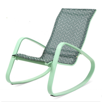 Chaise longue confortable de style nordique pour salon, balcon, extérieur et intérieur, chaise à bascule lourde pour le loisir, vente en gros personnalisée