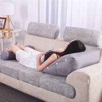 Großes rechteckiges Dreieck-Kissen Sitzender Sofas tuhl Kopfstützen kissen Dekoratives Bettwurf kissen Tatami Einfach Rechteckig