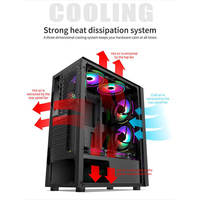 Alta calidad ATX/Micro-ATX Gaming PC Gamer Desktop Gaming Computer Cases and Towers