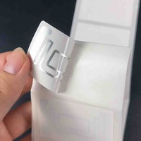 Mini-étiquette RFID active avec capteur de température, anti-métal, en PVC, lecteur UHF, lumière LED pour blanchisserie, téléphones portables, appareils photo, matériaux vinyle