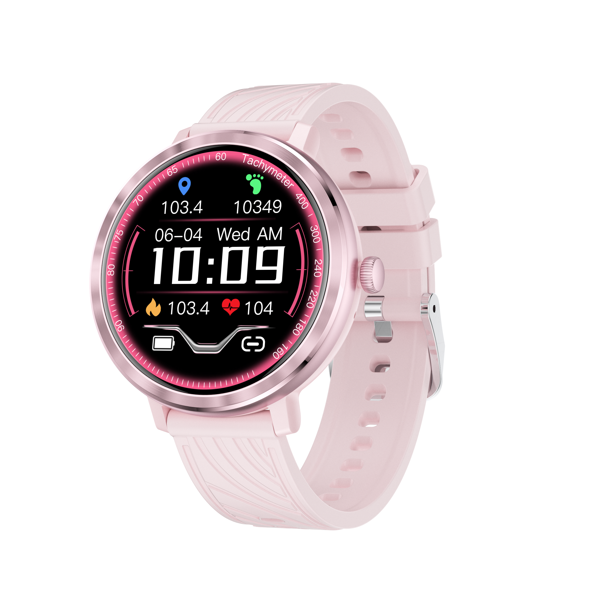 2026 NX27 1.19inch Small Screen Amoled Smartwatch BT Call Fitness Tracking Sport Health 100+ Sport Modes Smart Watch for Ladies
