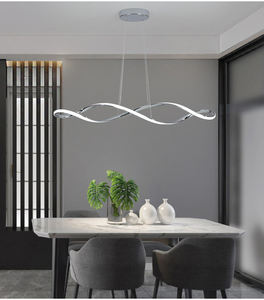 Lámpara de Araña de Diseño Nuevo en Oferta, Lámpara Colgante de Techo de Aluminio, Regulable, Moderna, LED, <span class=keywords><strong>para</strong></span> Comedor - Product Image 3