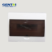 Boîte de distribution en plastique CHA-MS 12 voies, boîte de disjoncteurs 12 voies, coffret MCB