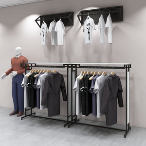 Phong cách hiện đại quần áo kim loại treo Rack hiển thị cho cửa hàng thời trang cho cửa hàng quần áo - Product Image 1