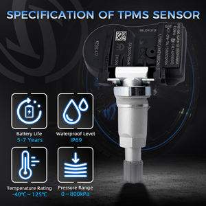 Sorghum 4250C477 433MHz Sensor de presión de neumáticos Sensor TPMS para Mitsubishi Lancer ASX L200 <span class=keywords><strong>Peugeot</strong></span> ION Citroen <span class=keywords><strong>2023</strong></span> - Product Image 2