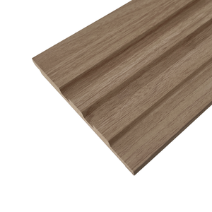 Panel de pared WPC MDF, madera de ciprés, azulejos de techo acústicos, revestimiento de paredes <span class=keywords><strong>para</strong></span> exteriores, tablero de insonorización - Product Image 3