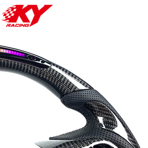 Volante deportivo LED de fibra de carbono y cuero personalizado, adecuado para Lexus GS200 GS350 RX350 RC300 RC350 ES250 NX GX LX IS - Product Image 3