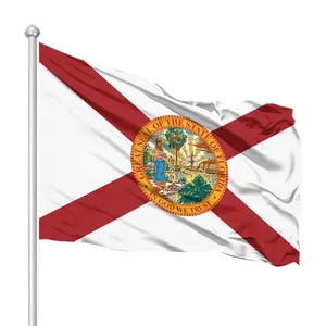 Prodotto promozionale personalizza le bandiere dei principali stati uniti degli stati uniti addensato e resistente sventolando le bandiere della Florida