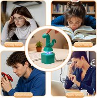 Juguete Antiestrés con Sonido de Teclado Recargable, Clicker de Dedo, Llavero con Sonido, Juguete ASMR para Escritorio, Regalo Divertido para Adultos de Oficina