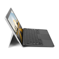 Teclado Retroiluminado RGB de 7 Colores para Microsoft Surface Go con Panel Táctil, Teclado Inalámbrico Ultrafino Recargable para Tabletas Windows