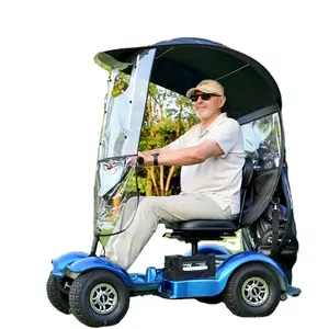 אחת מושב אחד אדם חשמלי עגלת גולף גולף באגי מטריית בעל גלגלים גדולים