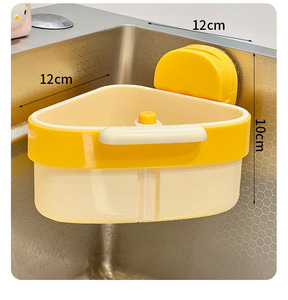 Panier de vidange triangulaire pour évier, bac à laver les légumes, filtre à déchets alimentaires pour cuisine domestique - Product Image 4