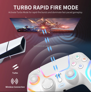 Gamepad de vibración inalámbrico para PS5/PS4/PS3/Switch Games Wireless 2,4 GHz Dual 3D Hall RGB Lighting HD Output <span class=keywords><strong>Game</strong></span> <span class=keywords><strong>Controller</strong></span> - Product Image 3