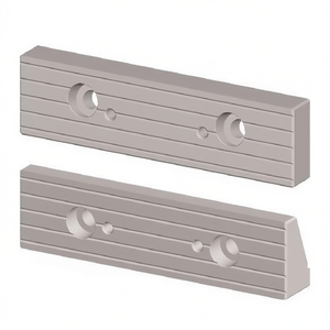 Mordaza acanalada para tornillo de banco modular con abrazadera ajustable de 100 mm de longitud - Product Image 2