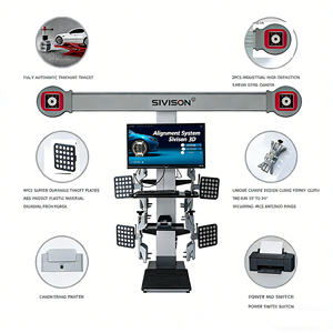 手動3Dダイナミックシミュレーション高精度コンピュータ化自動車四輪アライメントマシン（自動車整備工場向け） - Product Image 2