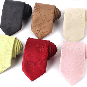 Nueva moda de moda para hombre, <span class=keywords><strong>corbata</strong></span> Floral de poliéster, accesorios de <span class=keywords><strong>traje</strong></span> para fiestas de boda - Product Image 1