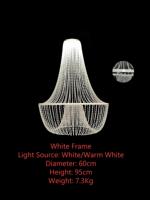 Nouvelle Arrivée Lustre Moderne Haut de Gamme Design Détachable en Acrylique pour Plafond, Salle de Banquet, Hôtel, Salle de Mariage