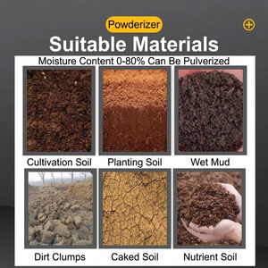 Broyeur de <span class=keywords><strong>sol</strong></span> mobile haute performance pour la pulvérisation des semis en pépinière, le broyage du compost et du fumier, broyeur de terre, livraison directe d'usine - Product Image 4