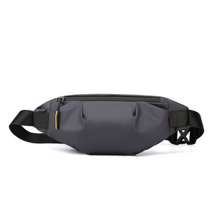 Fashion Lightweight Streetwear Sports Travel Outdoor Leisure <b>Black</b> Gray Waist <b>Bag</b> Bum Pouch Fanny Pack Men - Product Image 3