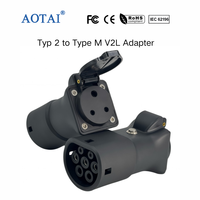 Neuer AOTAI Typ 2 Südafrika-Stecker V2L Adapter 16A 3,5kW 230V AC Fahrzeug-Ladeadapter für BYD GWM / Haval OMODA JAECOO Chery