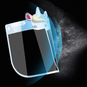 Lot de 10 écrans faciaux de sécurité pour enfants, <span class=keywords><strong>masque</strong></span> facial Transparent Anti-buée <span class=keywords><strong>avec</strong></span> <span class=keywords><strong>visière</strong></span> <span class=keywords><strong>transparente</strong></span>, Protection du visage et des yeux - Product Image 6