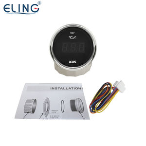 Jauge de pression d'huile moteur numérique <span class=keywords><strong>KUS</strong></span> 52mm 0-5Bar 0-10Bar 12V 24V avec rétro-éclairage pour les navires de tracteur - Product Image 6