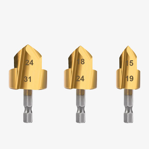 TOOLJOY Professional PPR <strong>Reamer</strong> Drill Bit Set 15-31mm Hex Shank Plastic Pipe Chamfering <strong>Tool</strong> for Plumbers - Product Image 4