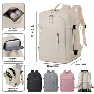 Nuova Borsa da Viaggio 40*30*20cm Adatta per Aereo, Piccola Borsa da Viaggio 24 Pollici con Separazione Asciutto/Bagnato, Zaino per Computer da <span class=keywords><strong>Donna</strong></span> - Product Image 2