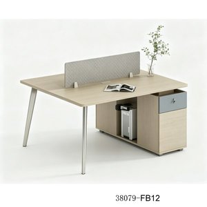 Escritorio Ejecutivo Moderno de Madera con Gabinete de Almacenamiento 38079-H28A, Muebles de Oficina Independientes - Product Image 5