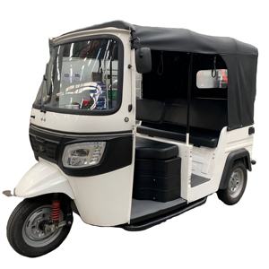 Triciclo de Gasolina de Tres Ruedas para Pasajeros con Techo y 3 Asientos - Product Image 4