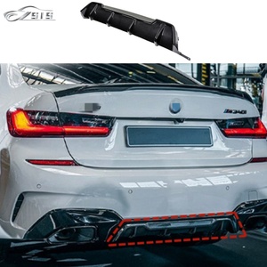 Difusor trasero G20 2017 Sport Pro para parachoques de coche, labio de parachoques trasero de fibra de carbono seco para <span class=keywords><strong>BM</strong></span> <span class=keywords><strong>3</strong></span> series G20 2020 + - Product Image 2