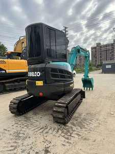 Miniexcavadora Kobelco SK35 Usada para Excavación de Zanjas y Trabajos Urbanos, Carrocería Compacta |   Giro sin extensión de cola |   Operación Sencilla - Product Image 2