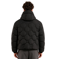 Nouveau Style hommes 100% Polyester matelassé tissu monogramme doudoune Logo personnalisé chaud mode hommes coupe régulière doudoune