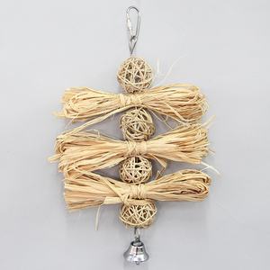 T596 aksesoris kandang burung tali mainan burung bayan edukasi dan bola katun untuk bermain persediaan hewan peliharaan untuk anjing dan burung - Product Image 3