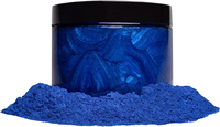 Poudre de mica de qualité cosmétique bleu Pacifique, approuvée par la FDA, pigment de mica végétalien scintillant pour résine époxy, savon, bougie, argile polymère, bricolage