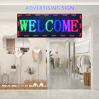 Brillante mensaje en movimiento al aire libre LED signo tienda restaurante desplazamiento publicidad tablero RGB Color APP pantalla de visualización programable