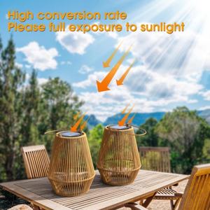 Lámparas Solares Impermeables para Exteriores, Lámparas Solares Colgantes para Jardín, Patio, Terraza, Césped, Camino, Decoración, Regalo para Mujeres, Mamá - Product Image 4