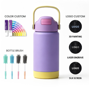 กระติกน้ำเด็ก Tairflask Eco-Fridenty สกรีนโลโก้ได้ ปลอดสาร BPA ผลิตจากสแตนเลส เก็บความร้อน-เย็น พร้อมหลอดดูดแบบพับได้ <span class=keywords><strong>2</strong></span> in 1 - Product Image 5