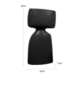 Jarrones de cerámica nórdicos modernos, artículos decorativos, jarrones de flores abstractos minimalistas, regalos de exhibición para oficinas de ventas y salas de exposición. - Product Image 4