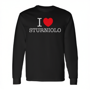 Camiseta de manga larga con nombre personalizado I Love Sturniolo Heart - Product Image 2