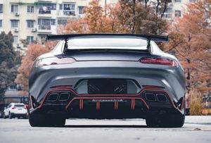 Kit Carrozzeria in Fibra di Carbonio Stile <span class=keywords><strong>CT</strong></span> per Mercedes Benz AMG GT GTS GTC, Spoiler Anteriore, Minigonne Laterali, Diffusore Posteriore - Product Image 5