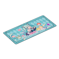 Tapis de souris de jeu en tissu imperméable AKKO Hatsune Miku, grand format 900x400mm, pour clavier de joueur et bureau d'ordinateur