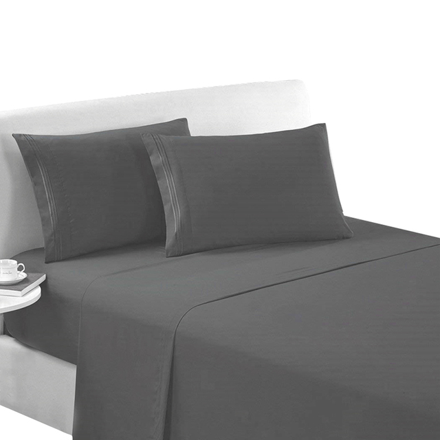 Luxury Hotel Bed Sheets Set Wholesale Custom Solid Size Cotton Sheets